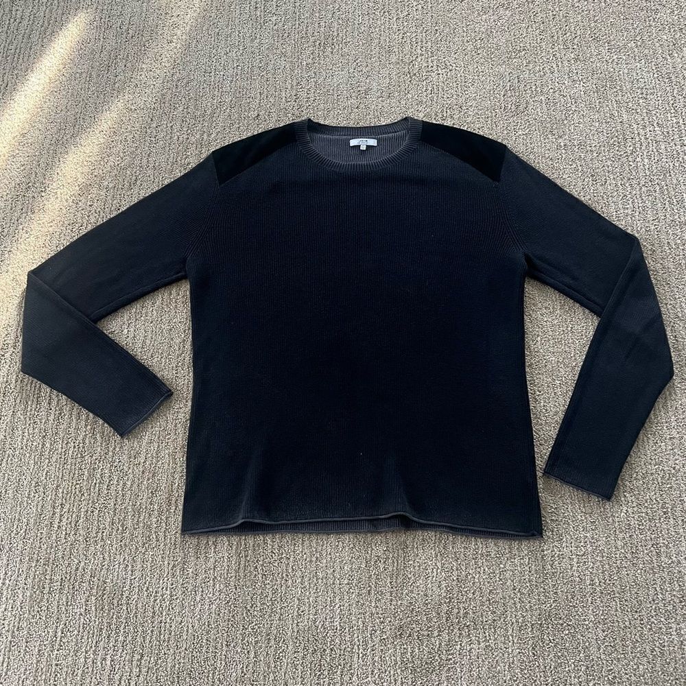 Joes Jeans Men’s Black and Grey Sweater